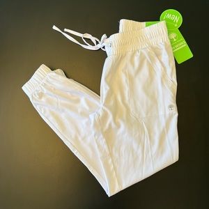 White healing hands scrub pants